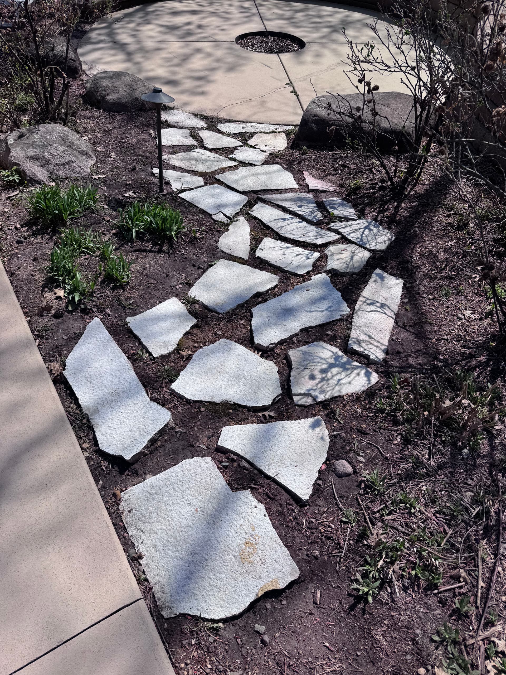 Gallery photos for Fire Pit Patio and Retaining Wall Cleaned Party-Ready: Image #2